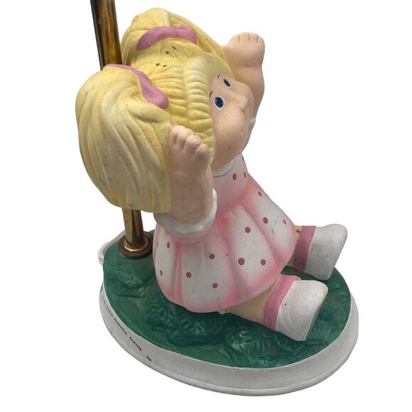 Vintage 1983 Cabbage Patch Kids Doll LAMP Original Appalachian Artworks WORKS - Picture 6 of 11